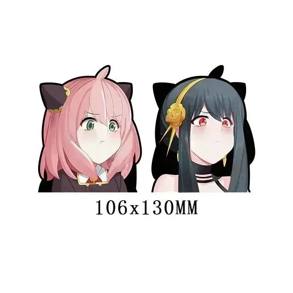 Spy x Family 'Anya Forger x Yor Forger' Vinyl Car 3D Motion Sticker