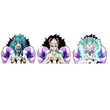 One Piece 'Yamato | Red Horns' Vinyl Car 3D Motion Sticker