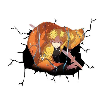 Demon Slayer 'Zenitsu | Lightning Form' Car Window Vinyl Sticker