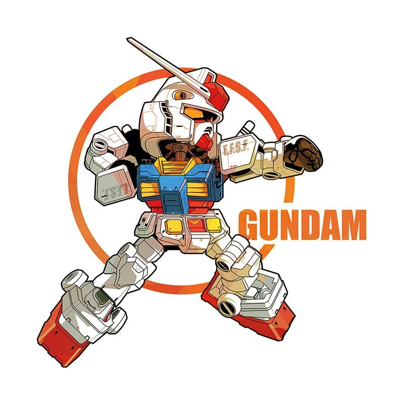 Mobile Suit 'RX-78-2 Gundam | Punching' Vinyl Car Sticker