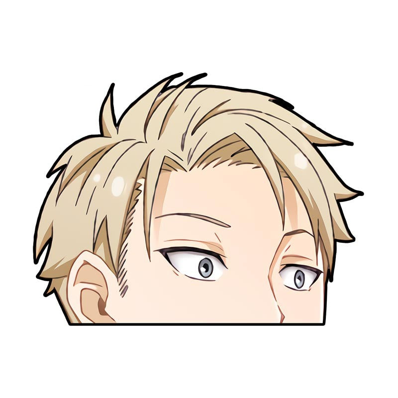 Spy x Family 'Loid Forger | Surprised' Vinyl Car Peeker Sticker
