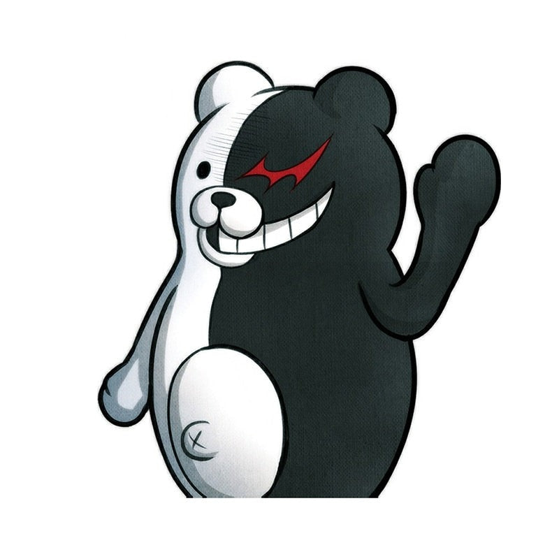Danganronpa 'Monokuma | Waving' Vinyl Car Sticker