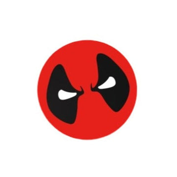 Deadpool 'Reflective Logo | Red' Vinyl Car Sticker