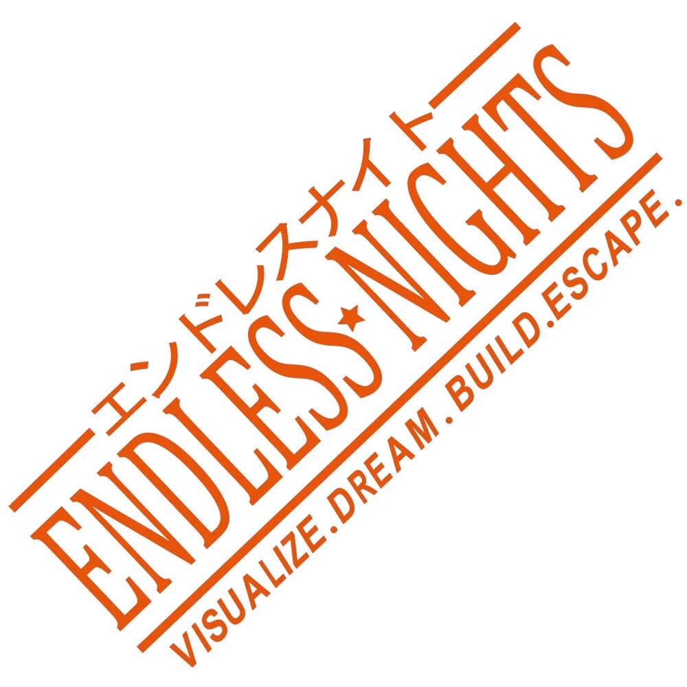 Endless Nights 'Visualize | Dream | Build | Escape' Vinyl Car Sticker