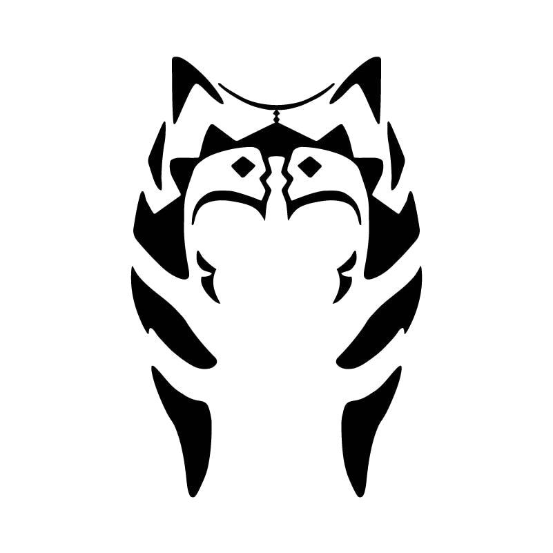 Star Wars 'Ahsoka Tano's Lekku' Vinyl Car Sticker