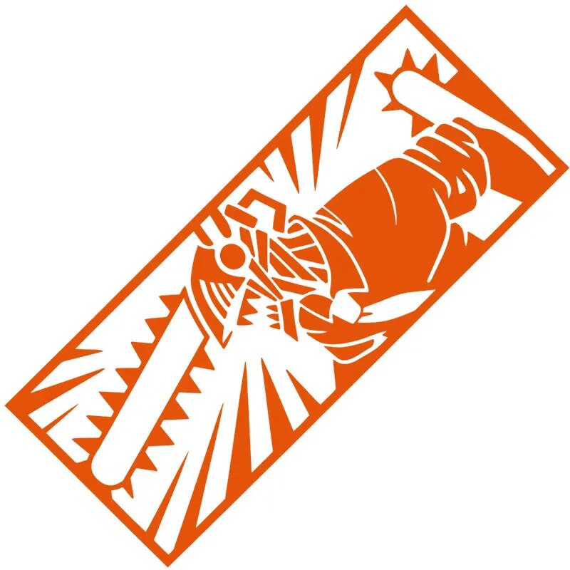 Chainsaw Man 'Denji | Ferocious' Vinyl Car Sticker