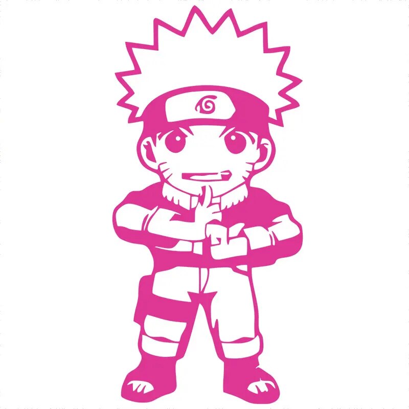 Naruto 'Ninja Technique Hand Sign' Vinyl Car Sticker