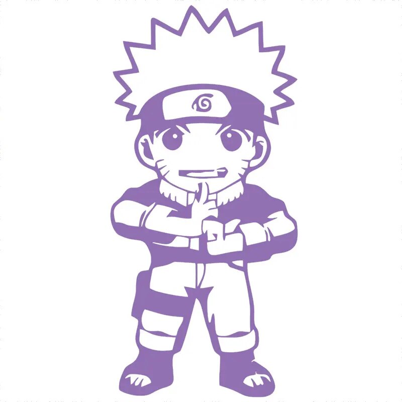 Naruto 'Ninja Technique Hand Sign' Vinyl Car Sticker