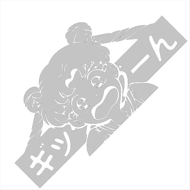 Sailor Moon 'Usagi Tsukino | Crying' Vinyl Car Sticker
