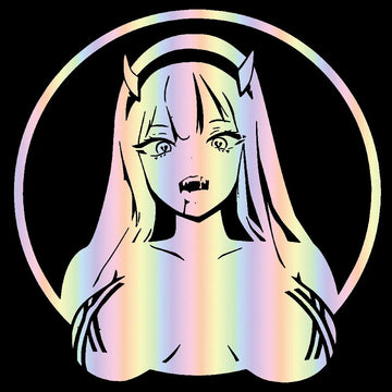 Darling In The Franxx 'Zero Two | Dripping Blood' Vinyl Car Sticker