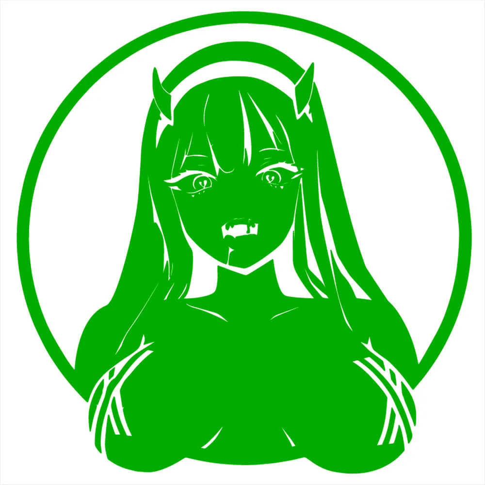 Darling In The Franxx 'Zero Two | Dripping Blood' Vinyl Car Sticker