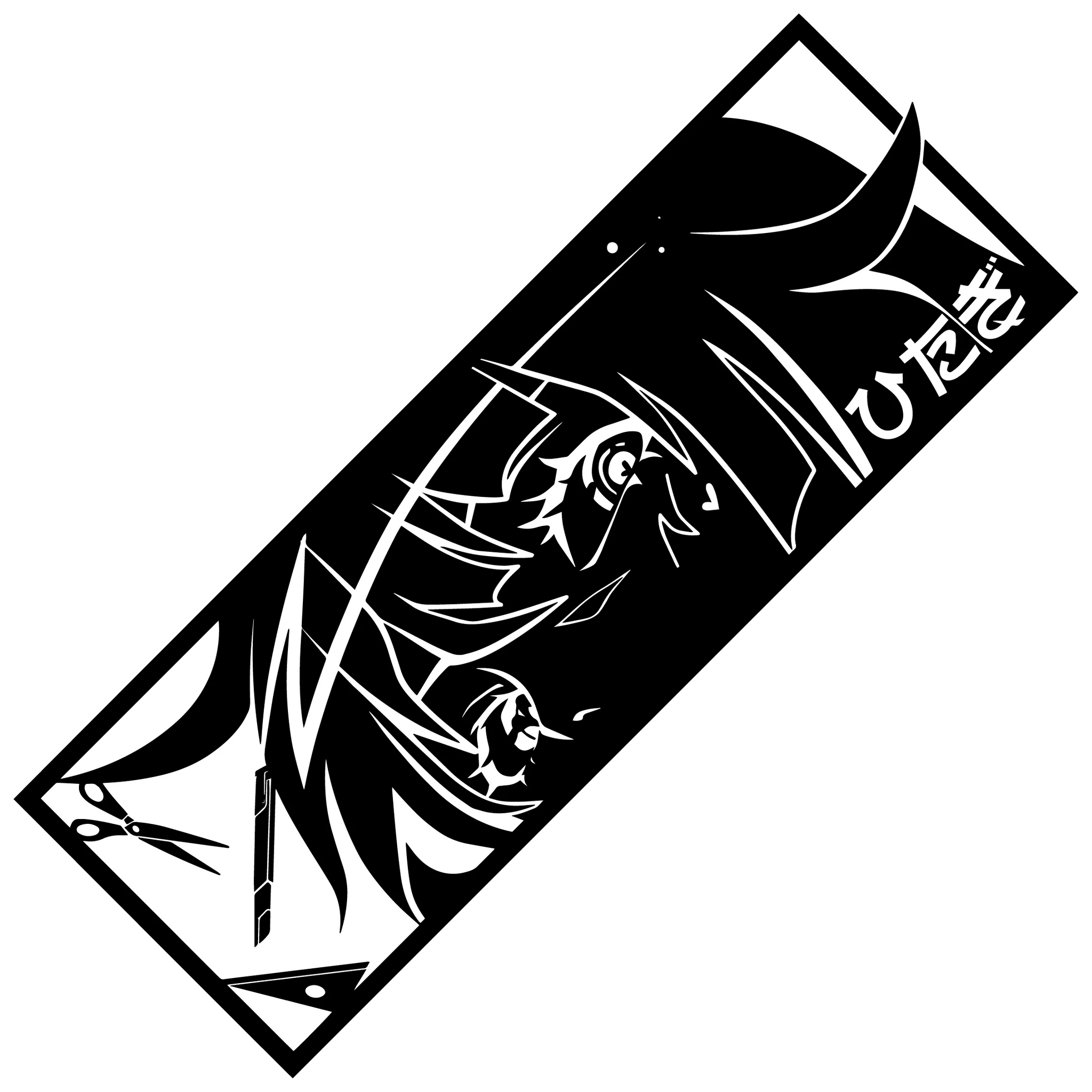 Monogatari Series 'Senjougahara Hitagi | Shocked' Vinyl Car Peeker Sticker