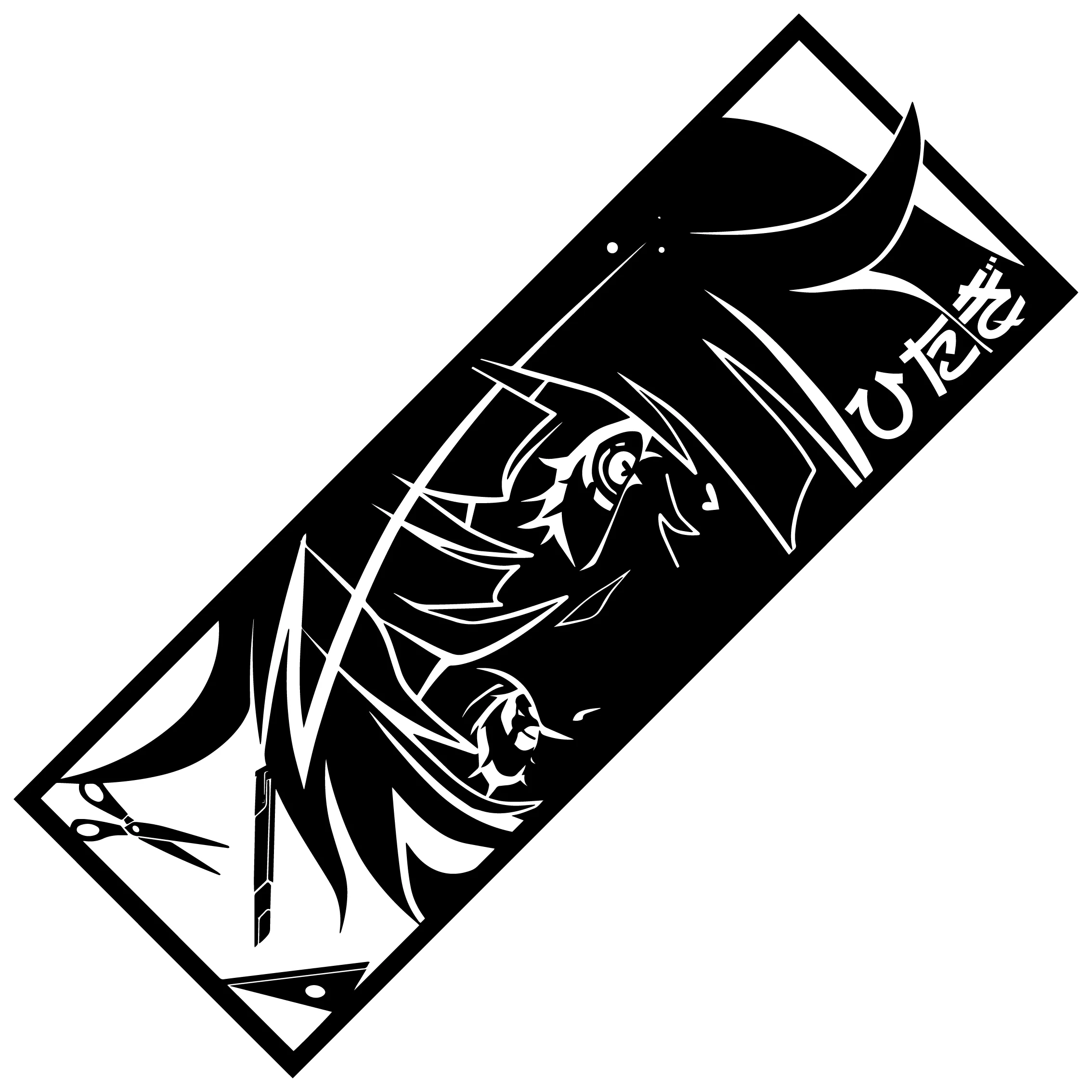 Monogatari Series 'Senjougahara Hitagi | Shocked' Vinyl Car Peeker Sticker