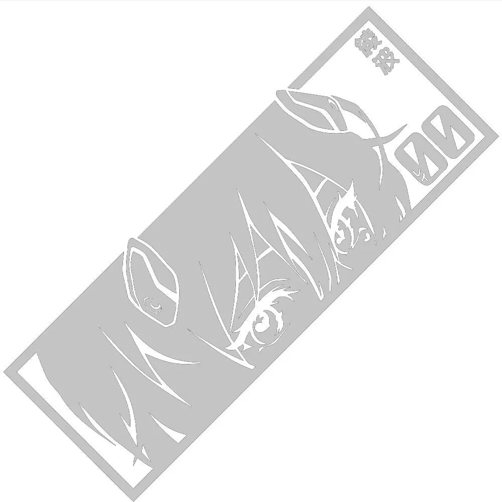 Neon Genesis Evangelion ‘Rei Ayanami | Staring’ Vinyl Car Peeker Sticker