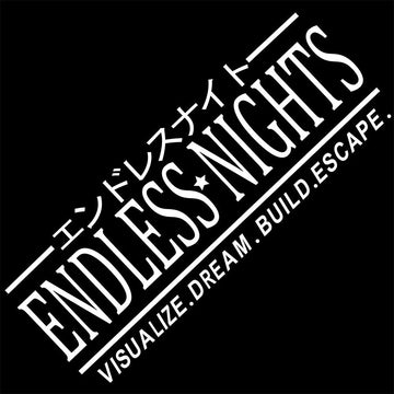 Endless Nights 'Visualize | Dream | Build | Escape' Vinyl Car Sticker