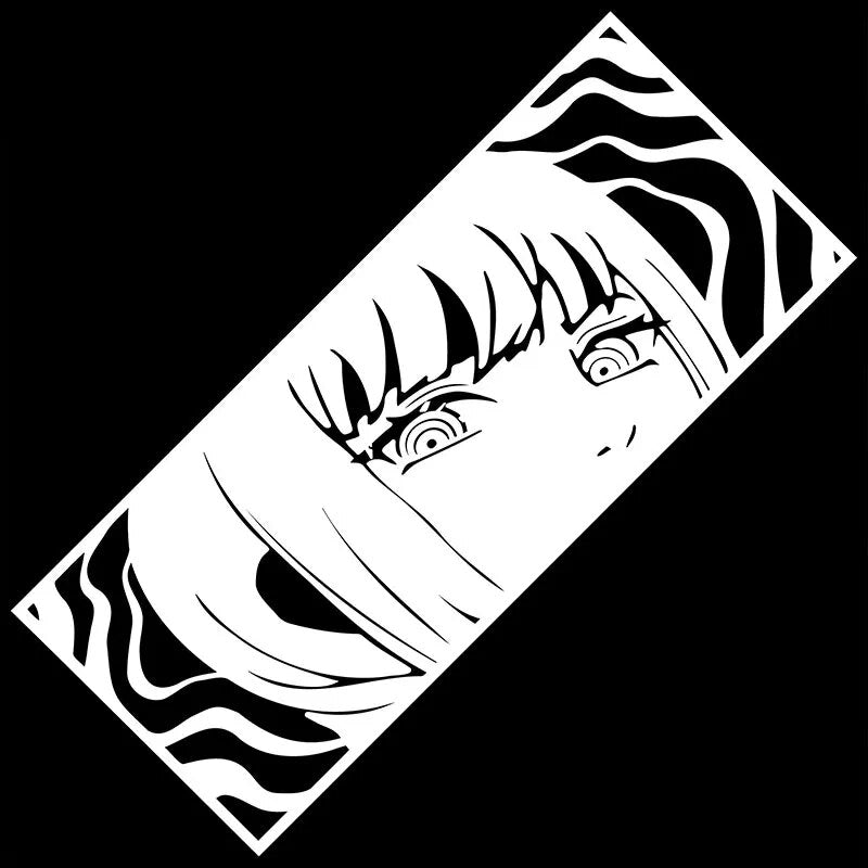 Chainsaw Man 'Makima | Spiral Eyes' Vinyl Car Peeker Sticker