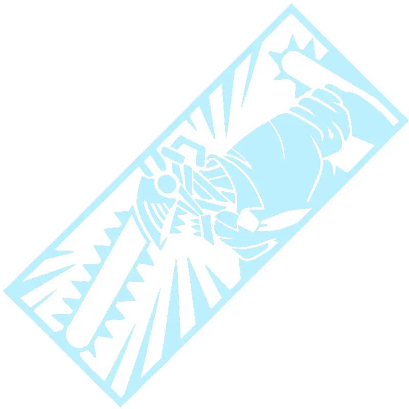 Chainsaw Man 'Denji | Ferocious' Vinyl Car Sticker