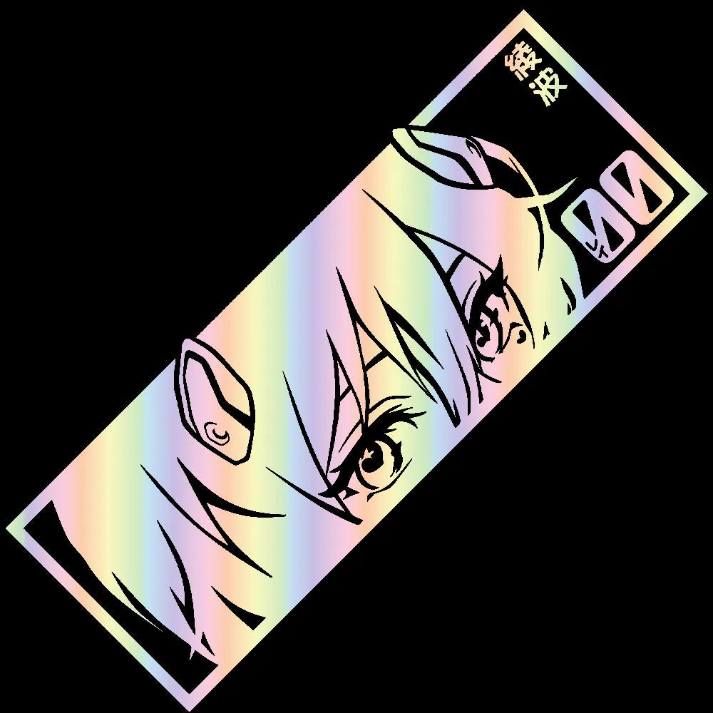 Neon Genesis Evangelion ‘Rei Ayanami | Staring’ Vinyl Car Peeker Sticker