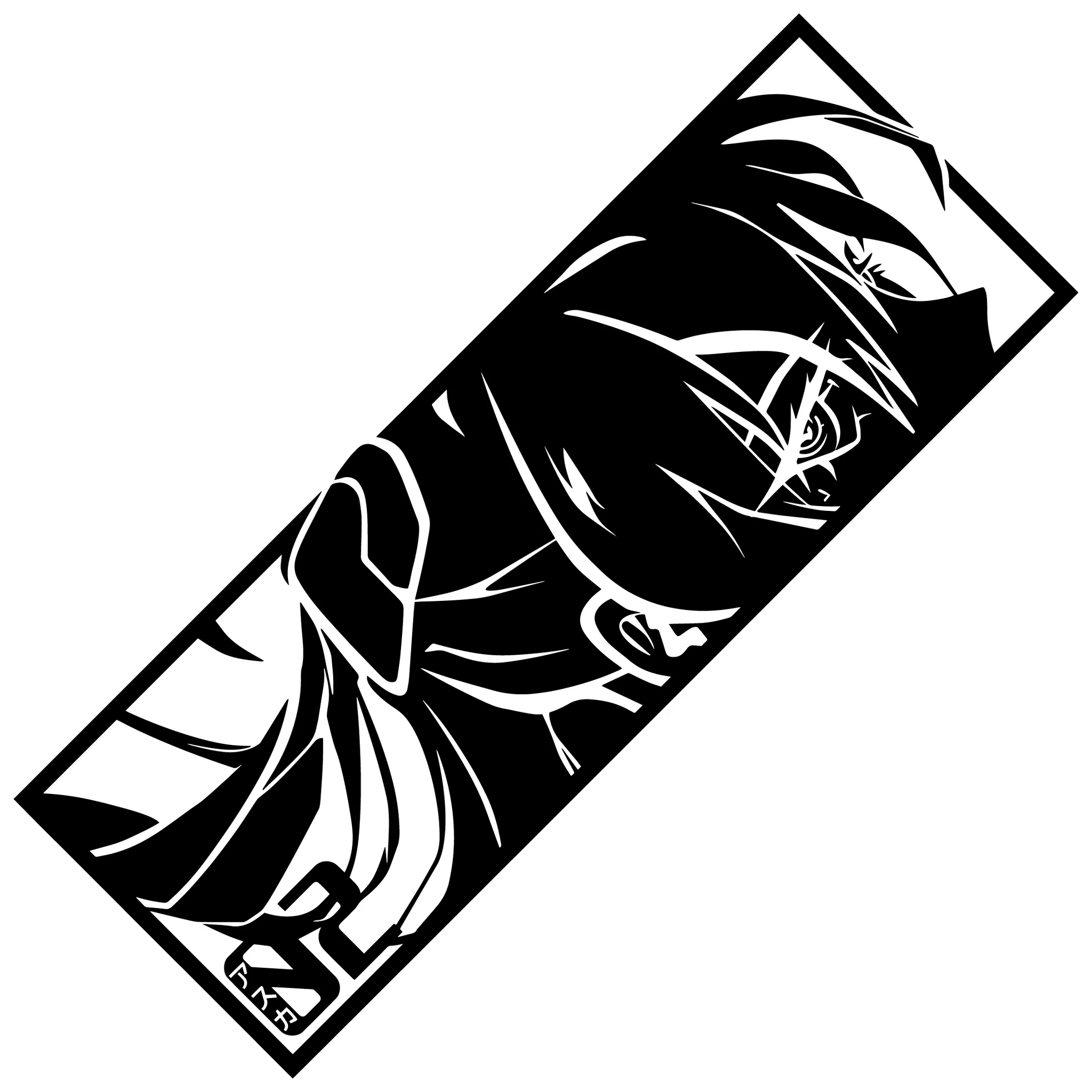 Neon Genesis Evangelion 'Asuka Soryu | Side View' Vinyl Car Peeker Sticker