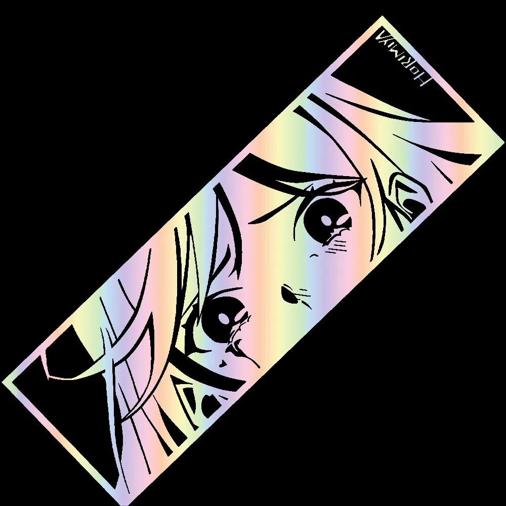 Horimiya 'Kyouko Hori | Worried' Vinyl Car Peeker Sticker