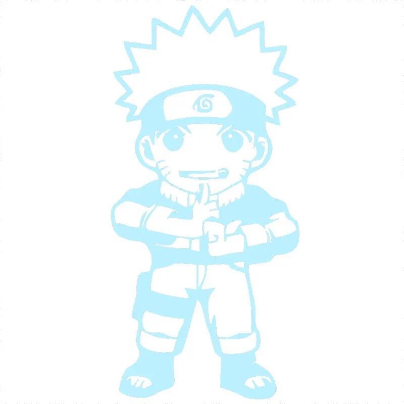 Naruto 'Ninja Technique Hand Sign' Vinyl Car Sticker