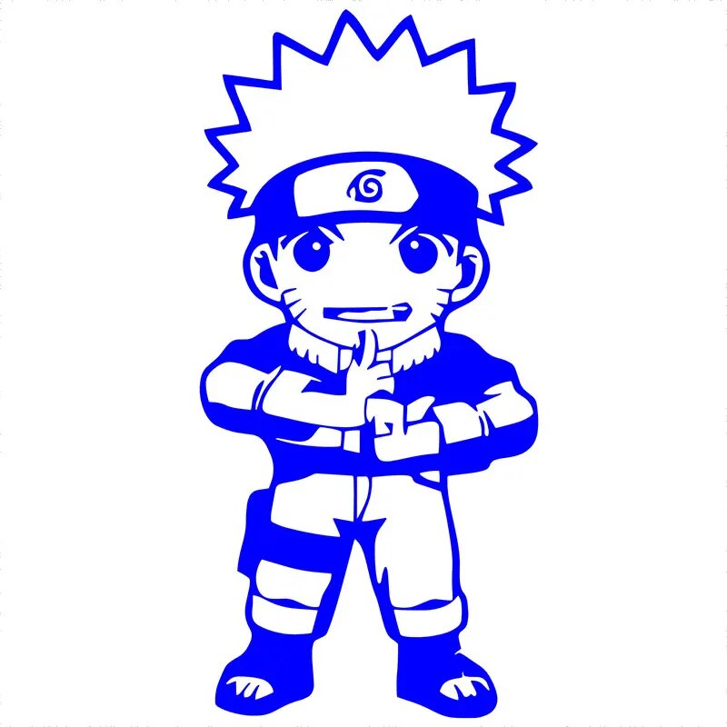 Naruto 'Ninja Technique Hand Sign' Vinyl Car Sticker