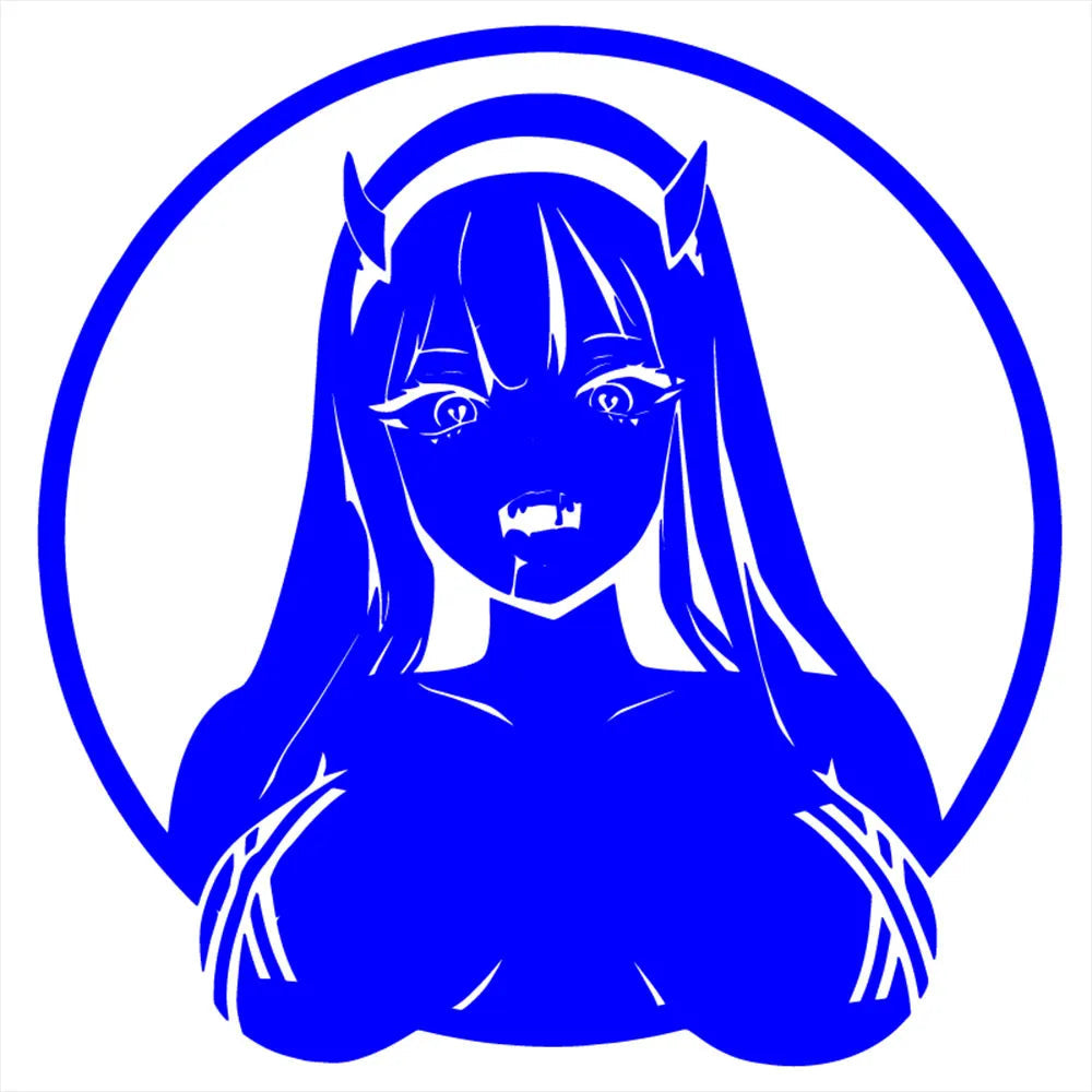 Darling In The Franxx 'Zero Two | Dripping Blood' Vinyl Car Sticker