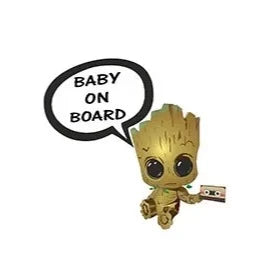 Guardians of the Galaxy ‘Baby Groot | Baby On Board' Vinyl Car Sticker