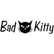 Bad Kitty 'Cat Head' Vinyl Car Sticker