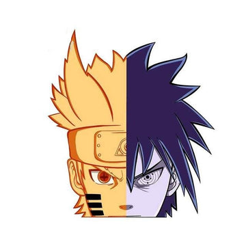 Naruto x Sasuke 'Mangekyou Sharingan Eyes' Vinyl Car Peeker Sticker