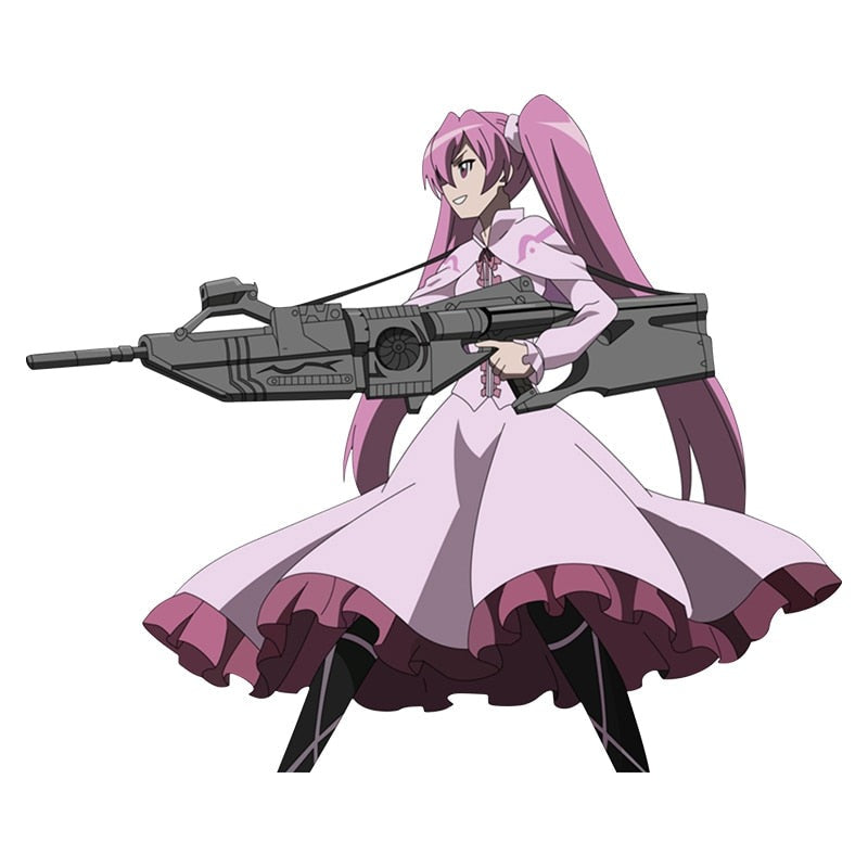 Akame ga Kill! 'Mine | Pointing Pumpkin Gun | Left' Vinyl Car Sticker