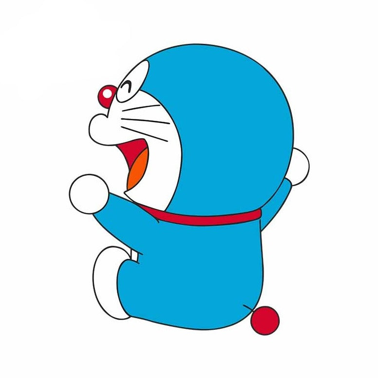 Doraemon 'Laughing | Left' Vinyl Car Sticker
