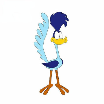 Looney Tunes 'Road Runner | Serious' Vinyl Car Sticker