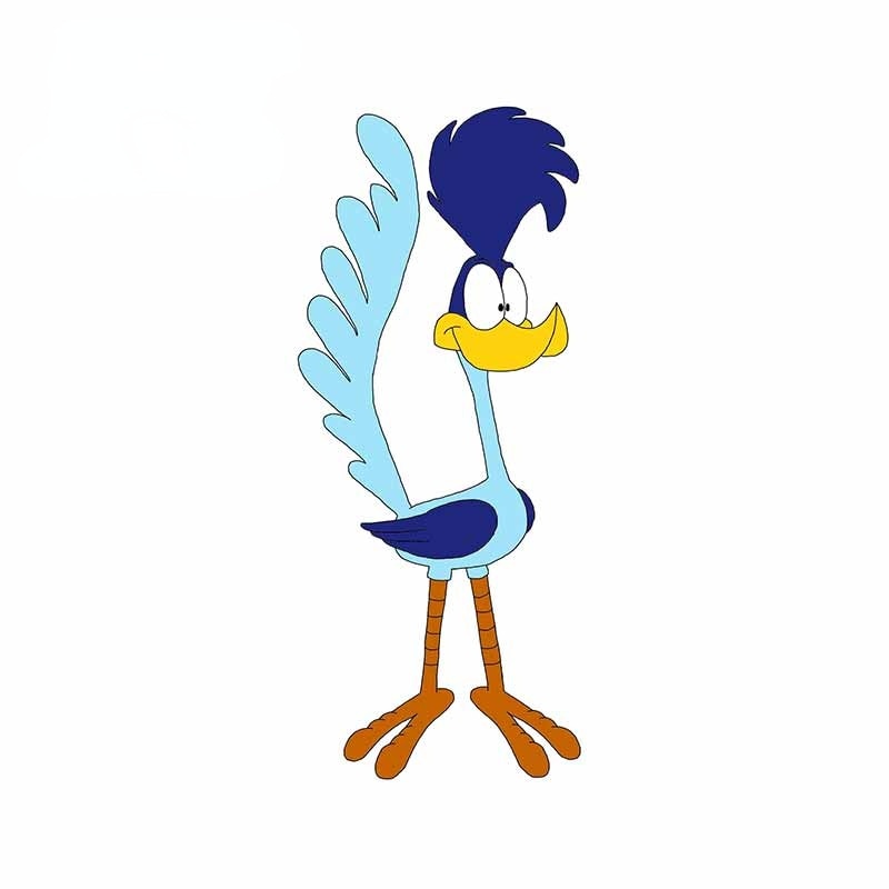 Looney Tunes 'Road Runner | Serious' Vinyl Car Sticker