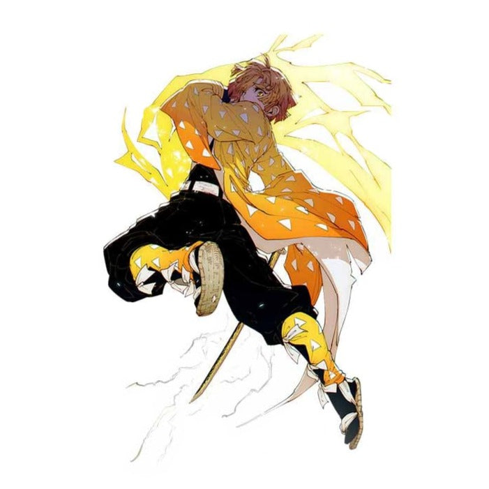 Demon Slayer 'Zenitsu | Attacking' Vinyl Car Sticker