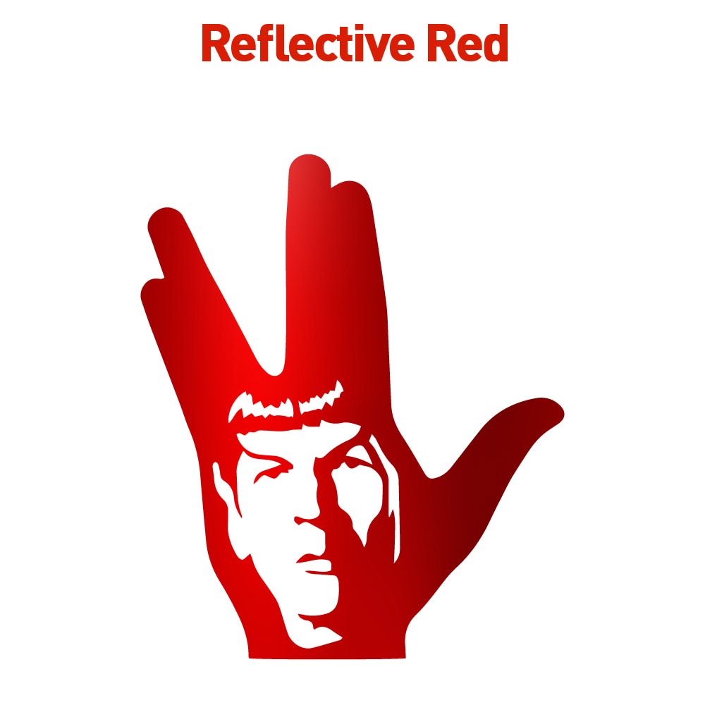 Star Trek 'Spock Face | Vulcan Salute' Vinyl Car Sticker