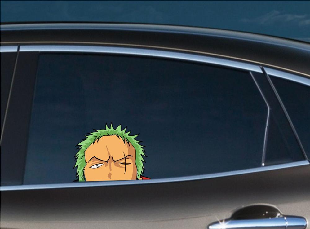 One Piece 'Roronoa Zoro | Looking Down' Vinyl Car Peeker Sticker