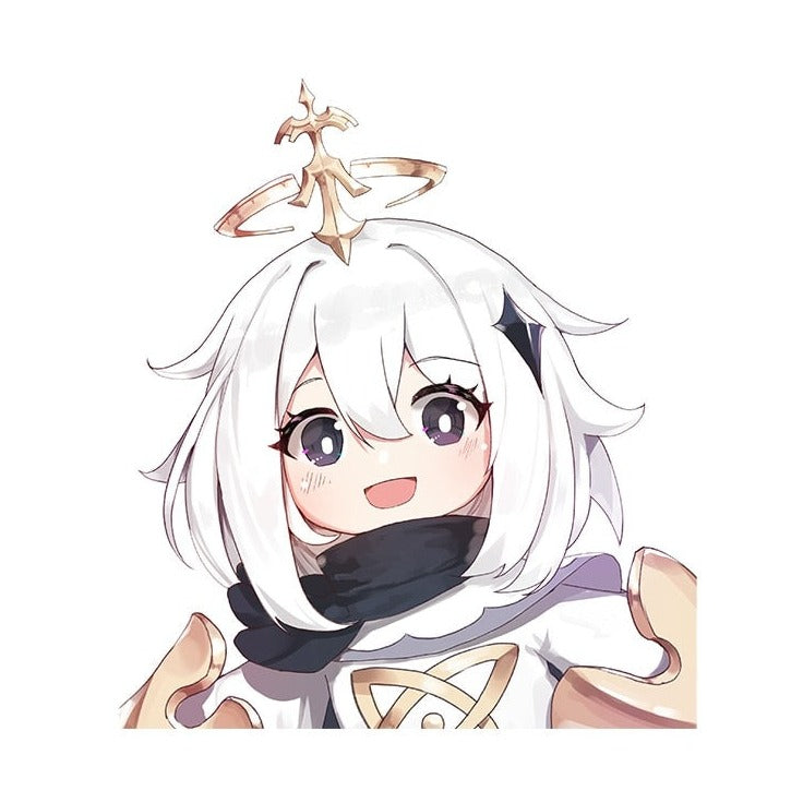 Genshin Impact 'Paimon | Hair Crown Halo' Vinyl Car Sticker