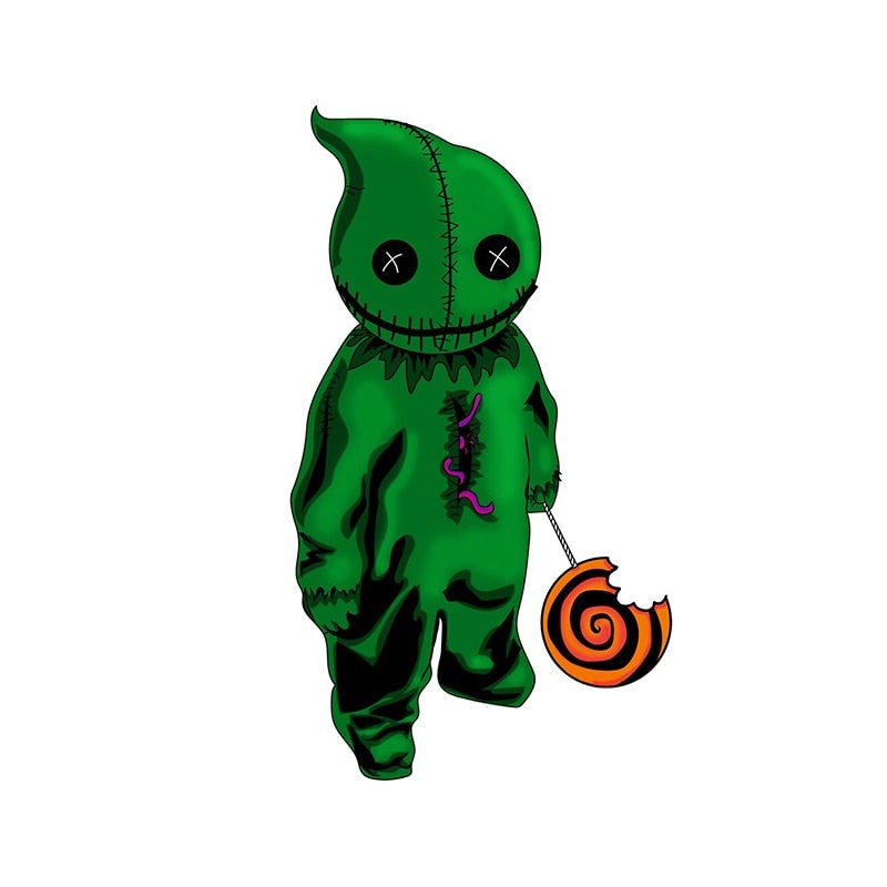 Oogie Boogie x Sam Vinyl Car Sticker