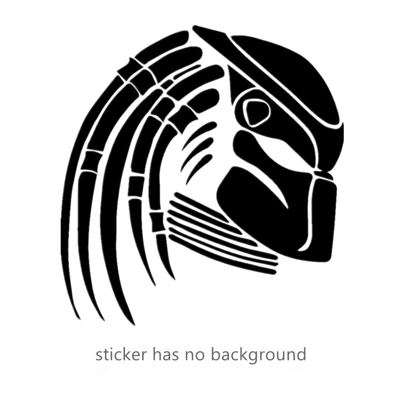 Predator 'Predator Mask | Side View | 2.0' Vinyl Car Sticker