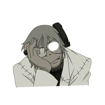 Soul Eater 'Franken Stein | Sad' Vinyl Car Sticker