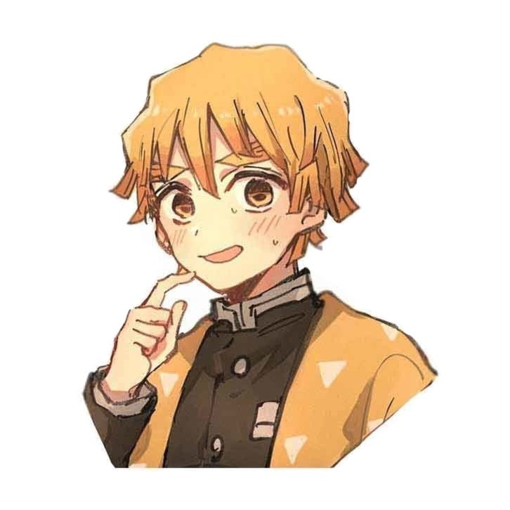 Demon Slayer 'Zenitsu Agatsuma | Thinking' Vinyl Car Sticker