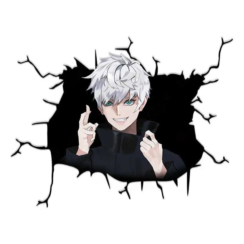 Jujutsu Kaisen 'Satoru Gojo | Smiling' Car Window Vinyl Sticker