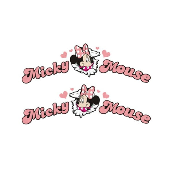 Micky Mouse 'Pretty Minnie | Hearts | 1.0' Vinyl Car Sticker