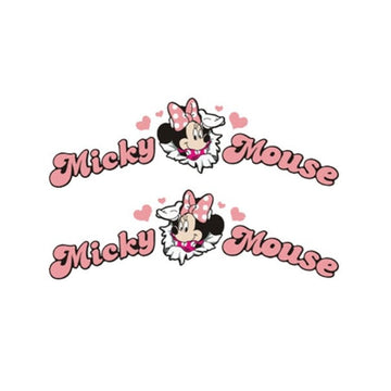 Micky Mouse 'Pretty Minnie | Hearts | 1.0' Vinyl Car Sticker