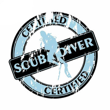 Certified Scuba Diver Vinyl Car Sticker