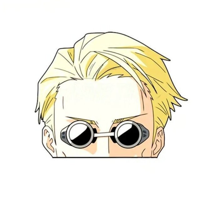 Jujutsu Kaisen 'Kento Nanami' Vinyl Car Peeker Sticker