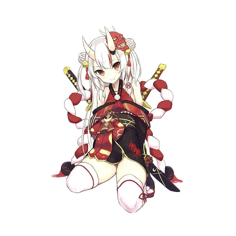 Virtual YouTuber 'Nakiri Ayame | Tired' Vinyl Car Sticker