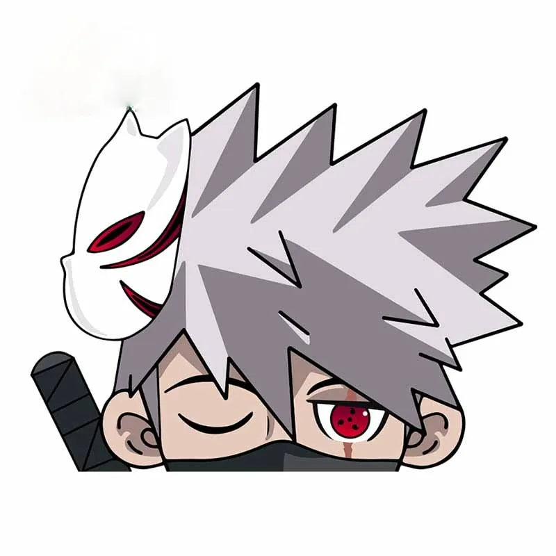 Naruto ‘Kakashi Hatake | Winks 1.0’ Vinyl Car Peeker Sticker
