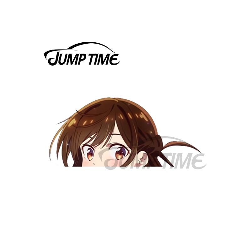 Rent-A-Girlfriend 'Chizuru Mizuhara | Surprised' Vinyl Car Peeker Sticker